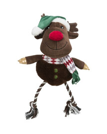 TRIXIE Renna giocattolo natalizio per cani 49cm