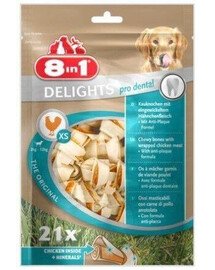 8IN1 Delizie dentali Bones XS 21 pz.