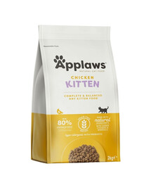 APPLAWS Kitten alimento senza cereali con pollo per gattini 2kg