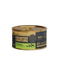 COUNTRY&NATURE Cibo umido senza cereali anatra con barbabietola e mela 410 g