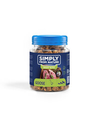 SIMPLY FROM NATURE Smart Bites Snack di oca per cani 130g