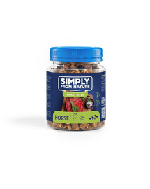 SIMPLY FROM NATURE Smart Bites snack di cavallo per cani 130g