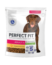 PERFECT FIT Adult 1+  Alimento secco completo ricco di pollo per cani adulti di razza grande 825g