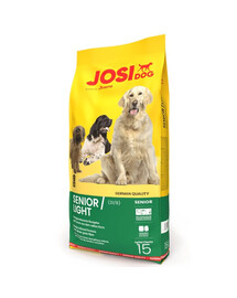 JOSERA JosiDog Senior Light 15 kg per cani anziani e meno attivi
