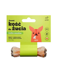 AZANKI Osso con insetti e semi di lino per cani Mini 10cm