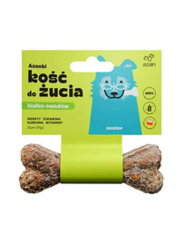 AZANKI Osso con insetti per cani anziani Senior 12cm