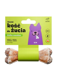 AZANKI Osso con insetti e cocco per cani S/M 12cm