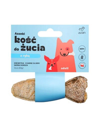 AZANKI Snack con gamberetti a forma di pesce per cani 12cm