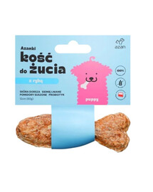 AZANKI Osso con pesce per cuccioli Puppy 12cm