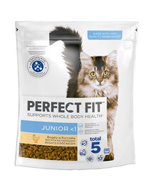 PERFECT FIT (Junior) 750 g Ricco di pollo - alimento secco per gattini