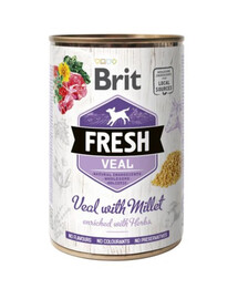 BRIT FRESH veal & millet 400 g vitello e miglio
