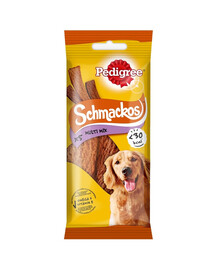 PEDIGREE Schmackos Multi Mix 36g snack con manzo sotto forma di strisce per cani