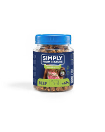 SIMPLY FROM NATURE Smart Bites Snack di manzo per cani 130g