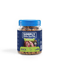 SIMPLY FROM NATURE Smart Bites Snack di anatra per cani 130g