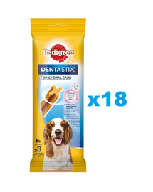 PEDIGREE DentaStix (razze medie) Snack per cani 54 pz. - 18x77g