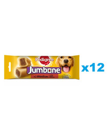 PEDIGREE Jumbone snack al gusto di manzo e pollo per cani di taglia media 12 x 180g