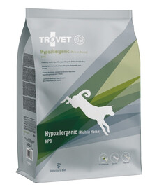 TROVET Hypoallergenic Horse HPD per cani 3 kg