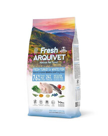 ARQUIVET Fresh Senior Light Cibo semi-umido per senior Tacchino e pesce bianco 10 kg