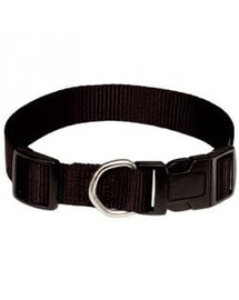 ZOLUX Collare in tessuto 30/40cm 15mm colore nero