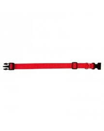 ZOLUX Collare in tessuto 30/40cm 15mm colore rosso