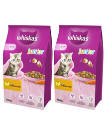 WHISKAS Junior 2x14kg