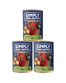 SIMPLY FROM NATURE Mokra karma dla psa Konina z ziemniakami 400 g 2+1 GRATIS
