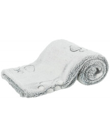 TRIXIE Nando, coperta grigio chiaro per cane o gatto 75x50cm