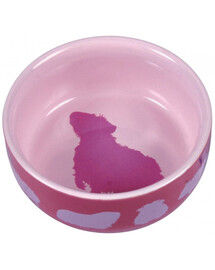 TRIXIE Ciotola in ceramica per porcellini d'India con motivo