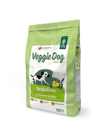 GREEN PETFOOD VeggieDog Grainfree con patate e piselli 10kg