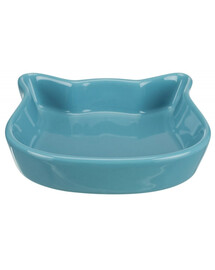 TRIXIE Ciotola in ceramica a forma di testa di gatto 250 ml/12 cm