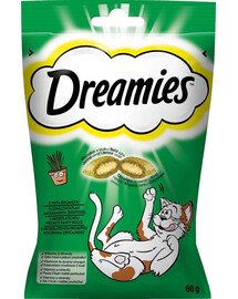 DREAMIES 60g snack per gatti con una nota di erba gatta