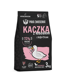 PAKA ZWIERZAKA Seventh Heaven Crocchette anatra e salmone per cuccioli S 3kg