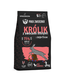 PAKA ZWIERZAKA Seventh Heaven Crocchette con Coniglio e Frutti di Bosco S 3kg