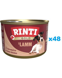 RINTI Gold Lamb Mini Jagnięcina dla psów ras małych 48x185 g