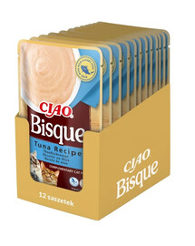 INABA CIAO Bisque Zupa krem z tuńczyka dla kotów 12x40g