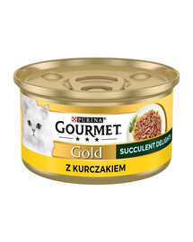 GOURMET Gold Adult Succulent Delights con pollo 85g