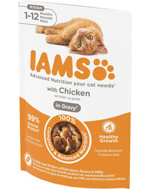 Cat Kitten All Breeds Chicken In Gravy Pouch 85 g