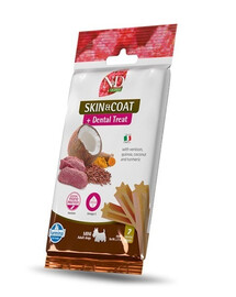 FARMINA N&D Quinoa Dental Treat Skin Coat Venison Mini 60 g (7 pz) snack dentale per cani di piccola taglia