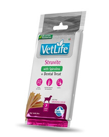 FARMINA Vet Life Dental Treat Struvite Medium/Maxi 100 g (7 pz) snack dentale per cani di taglia media e grande