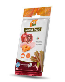 FARMINA N&D Pumpkin Dental Treat Chicken Pomegranate Medium/Maxi 100 g (7 pz) snack dentale per cani di taglia media e grande