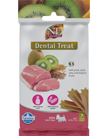 FARMINA N&D Tropical Selection Dental Treat Pork Mini 60 g (7 pz) snack dentale per cani di piccola taglia