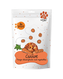 PAKA ZWIERZAKA PEPE Freeze-dried verdure liofilizzate per cani carote 25 g