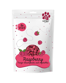 PAKA ZWIERZAKA PEPE Freeze-dried frutta liofilizzata per cani lamponi 15 g