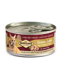 CARNILOVE Adult Cat Chicken and Lamb 100 g cibo umido per gatti con pollo e agnello