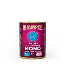 CHAMPER Immuno Salmone alimento monoproteico per cani 400 g