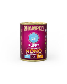 CHAMPER Puppy Tacchino alimento monoproteico per cuccioli 400 g