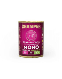 CHAMPER Bones Joints Agnello alimento monoproteico per cani 400 g