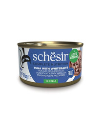SCHESIR Tonno con alici in gelatina per gatti 85 g