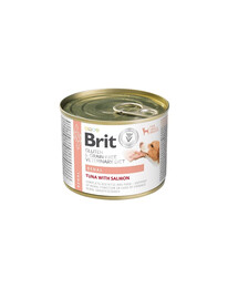 BRIT Veterinary Diet Grain Free Renal 200 g alimento con tonno e salmone per cani con insufficienza renale