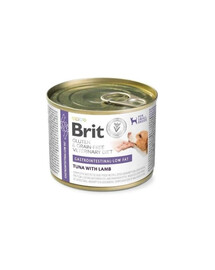 BRIT Veterinary Diet Grain Free Gastrointestinal low fat 200 g alimento con tonno con agnello per cani con un sistema digestivo sensibile e predisposizione all'obesità